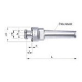 Frézovací trn s kuželovou stopkou Morse s čelními unašeči 241441