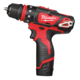 Milwaukee M12 BDDX-202C - M12 kompaktní vrtačka/šroubovák s rychlovýměnným sklíčidlem