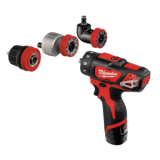 Milwaukee M12 BDDXKIT-202C - M12 kompaktní vrtačka/šroubovák s rychlovýměnným sklíčidlem