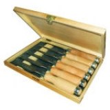 Sada plochých dlát v kazetě "Wood Line Profi" 8530-55