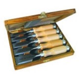 Sada začišťovacích dlát v kazetě "Wood Line Profi" 8537-00